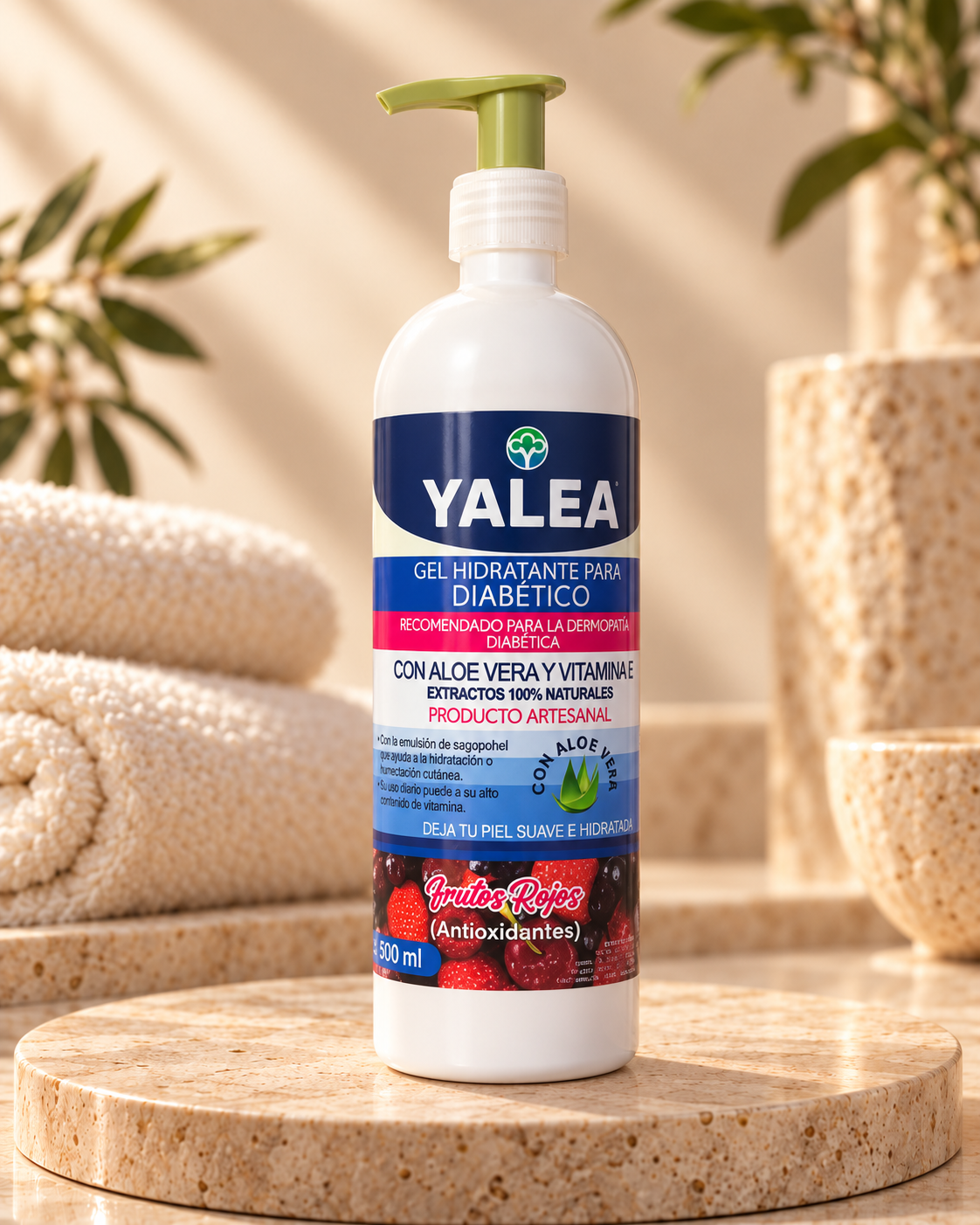 Gel hidratante de frutos rojos