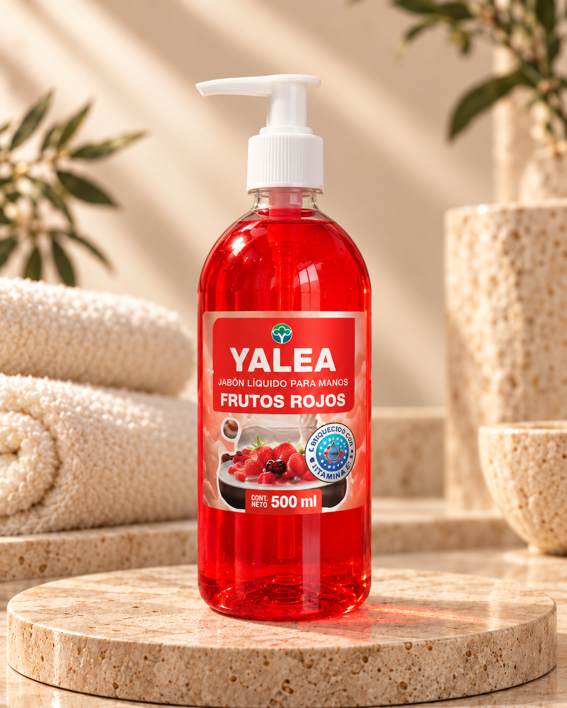 Jabón de manos de frutos rojos · 500 ml