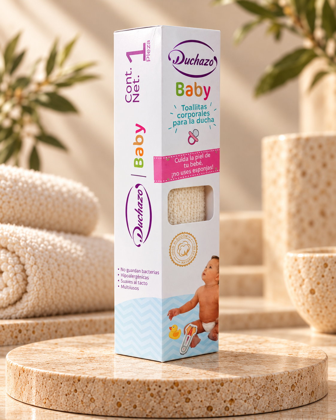 Toallita para baño Duchazo Baby
